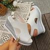 Fashion Women's New Summer Wedges Platform Sandals Casual Oudoor Shoes Female Fashion Buckle Sandals Women Peep Toe High Heels Sandalias