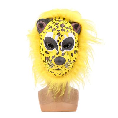 Simulace 3D Eva Zvířecí Maska Štěně Leopard Šimpanz Maska Sváteční Večírek Maškarní Cosplay Masky Kostýmní Rekvizity Party Potřeby