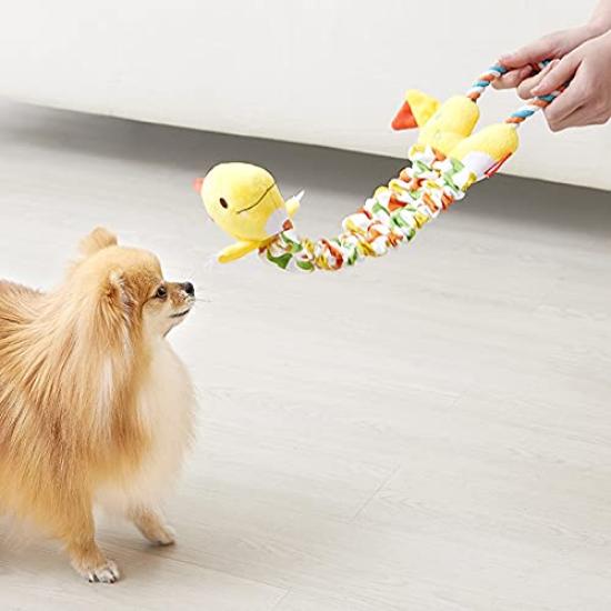 Bonbi Dinosaur Long Plush Dog Toy