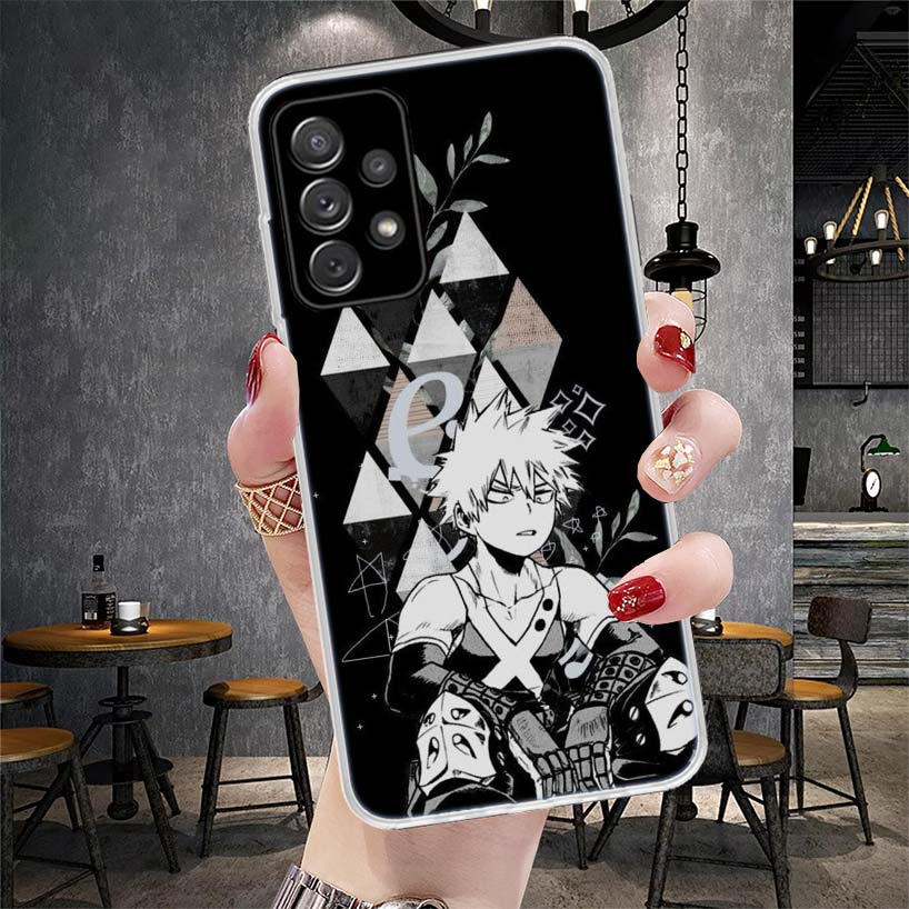My Hero MHA Bakugou Katsuki Phone Case For Samsung Galaxy A13 A14 A15 A16 A17 A53 A54 A55 A56 A57 A33 A34 A35 A36 A37 A23 A24 A2