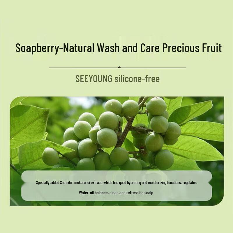 Siyuan Sapindus Oil Control Shampoo & Conditioner Set