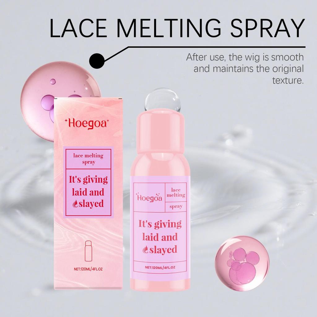 Perückenklebespray, Perücken-Spitzenstyling, unsichtbarer Halt, leichtes und erfrischendes Pflegespray