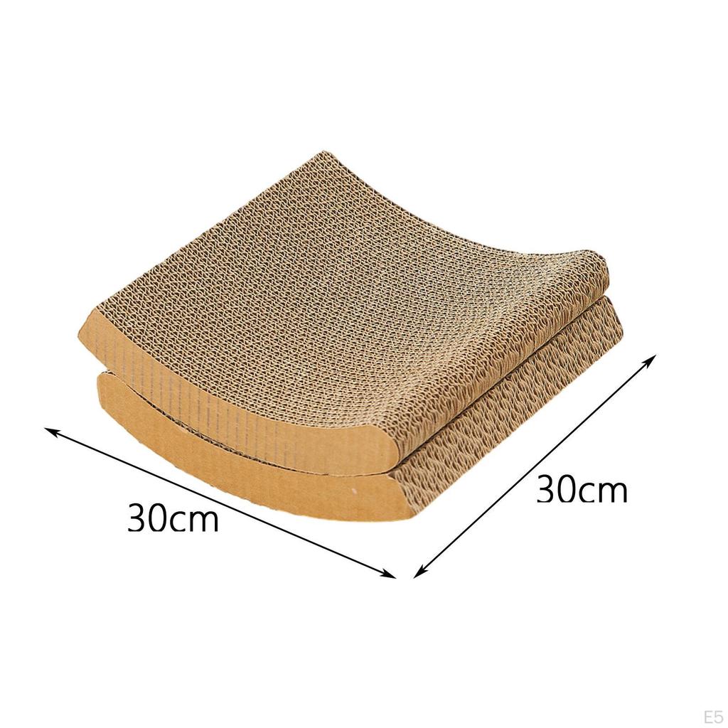 Cardboard Furniture Lounge Chair to 10kg Wear-Resistant Sofa Cat Scratch Bed