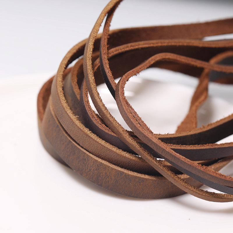 DIY Top Layer Genuine Leather Belt and Bracelet Accessories