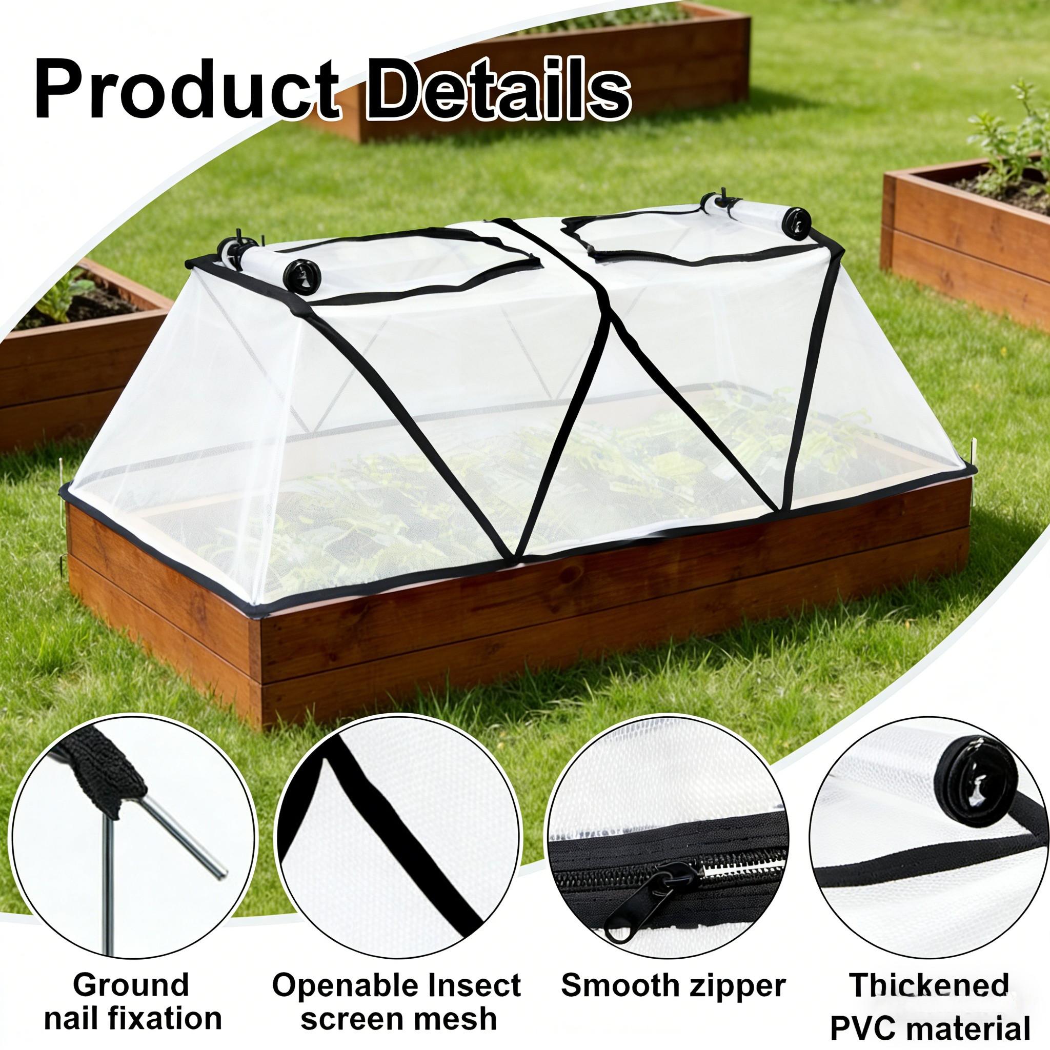 

Складаний чохол для теплиці з металевими кілками та ПЕ матеріалом для цілорічного захисту рослин та вентиляції на China Mainland