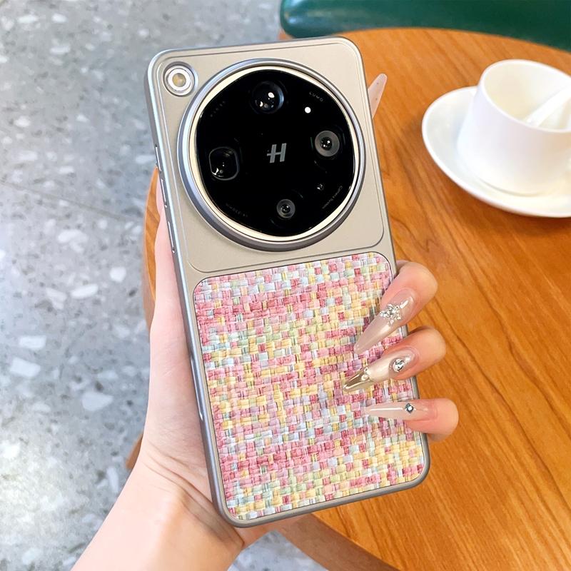 Braided Galvanic Silver Frame Phone Case For Oppo Find X9 Ultra and Oppo Find x9s Pro Slim Hard Camera Lens Protection Cover
