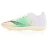 New LiNing TF Rubber Broken Studs Indoor Cushioning, Slip Resistant, And Abrasion Resistant Soccer Shoes Men's White Green ASTS019-2