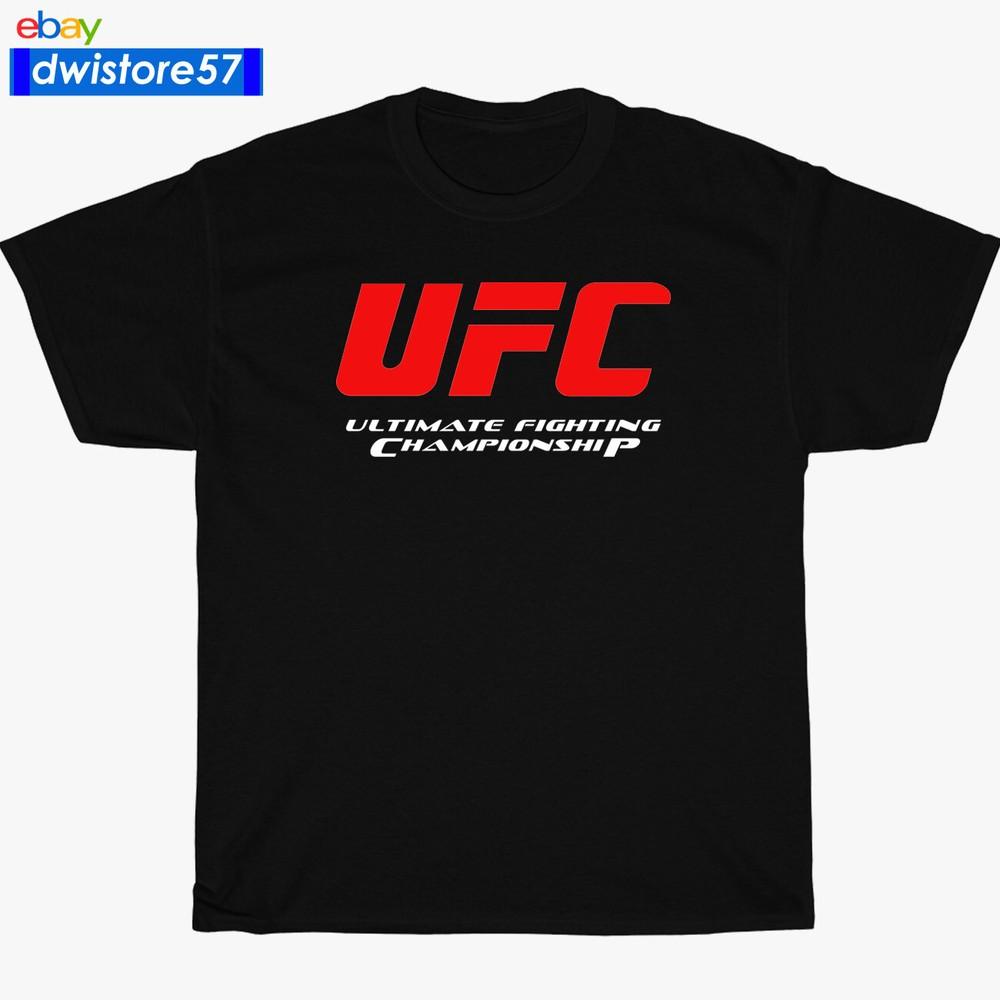 UFC Ultimate Fighting Championship Rotes Logo Schwarz/Marineblau/Weiß/Grau T-Shirt S-5XL Unisex T-Shirt
