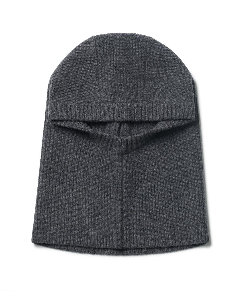 MUSINSA STANDARD Lambswool Oversized Knit Balaclava [Medium Grey]