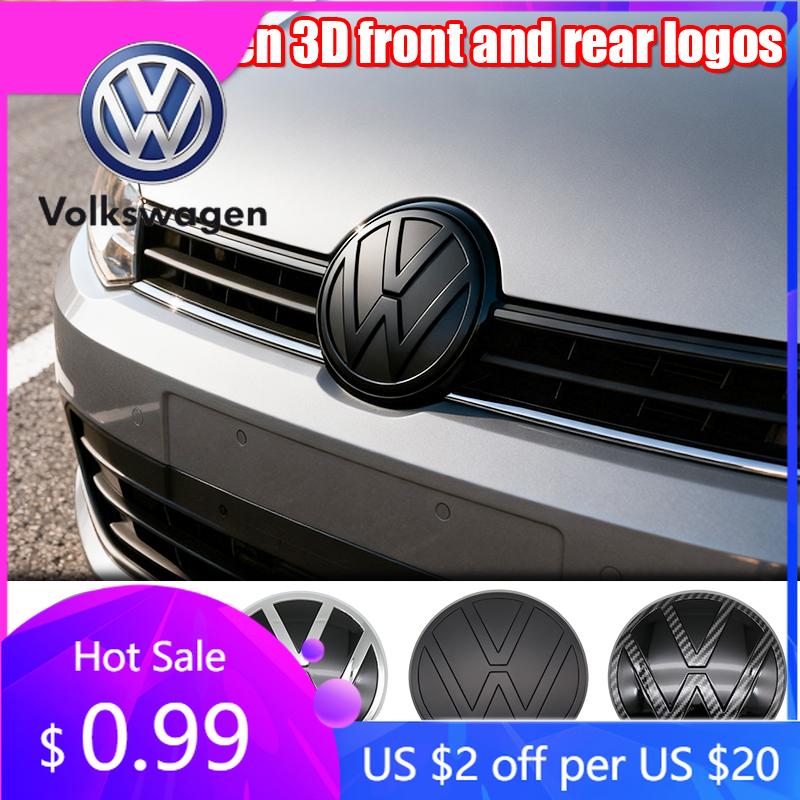 2026 Horké Pro Volkswagen VW 1ks 139mm 110mm Logo VW ABS Znak Kapota Auta Přední Mřížka Zadní Znak na Kufr Příslušenství Pro VW Polo 2019 2