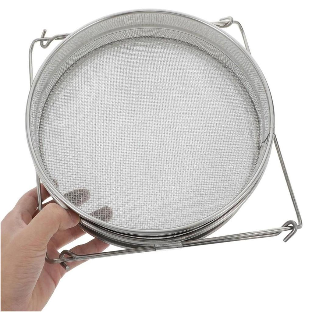 Honey Double Strainer Honey Strainer Stainless Steel 2 Pcs Honey Harvest Beekeeper Tool Beekeeping