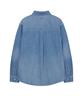 COVERNAT WOMAN Pocket Denim Shirt Blue