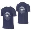 Moon Song American Style Reversible Tshirt Casual Versatile Embroidery Unisexs Tshirts