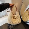 Summer Casual Straw-woven Large-capacity Underarm Bag Women's 2026 New Mori Literary and Artistic Lazy Wind One-shoulder Messenger Bag
