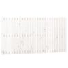 824909 vidaXL Wall-mounted Headboard White 166x3x90 Cm Solid Pine Wood