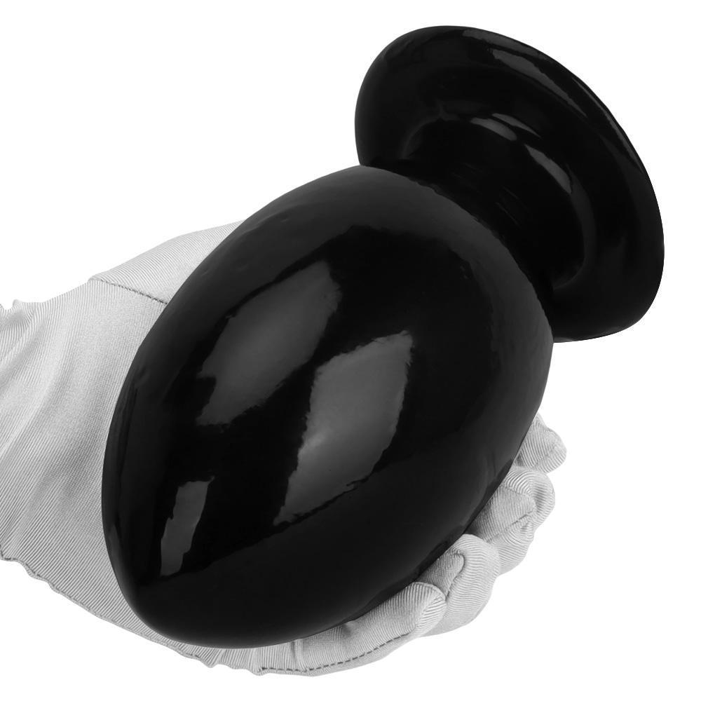 Black PVC Dildo Simulated Penis Anal Plug Fisting Sex Toy Strap On Cock Big Dick Masturbator Realistic Cock