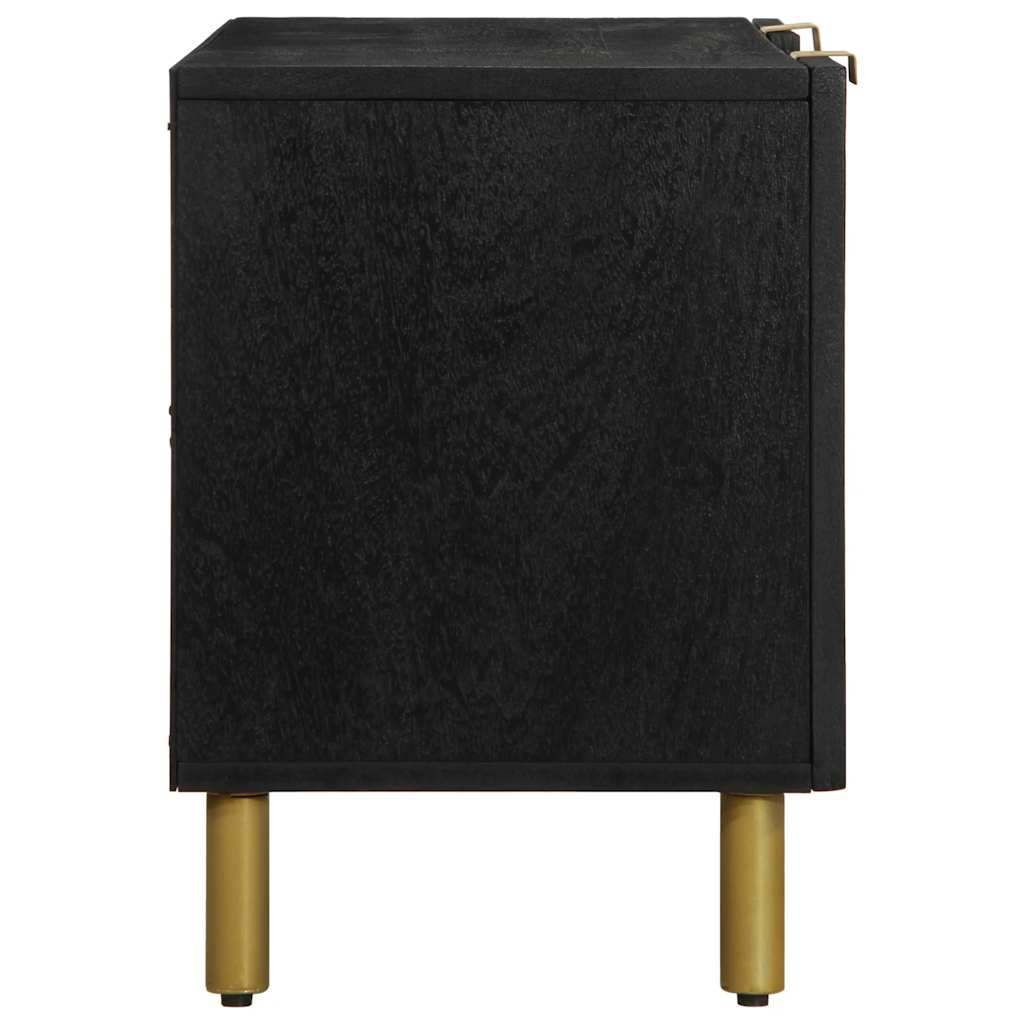 TV Cabinet Black 105x33x46 cm Particle Board