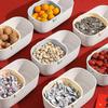 Double Layer Drain Basket Snacks Dried Fruit Box Thickened Household Fruit Plate Kitchen Drain Tray 1Pc