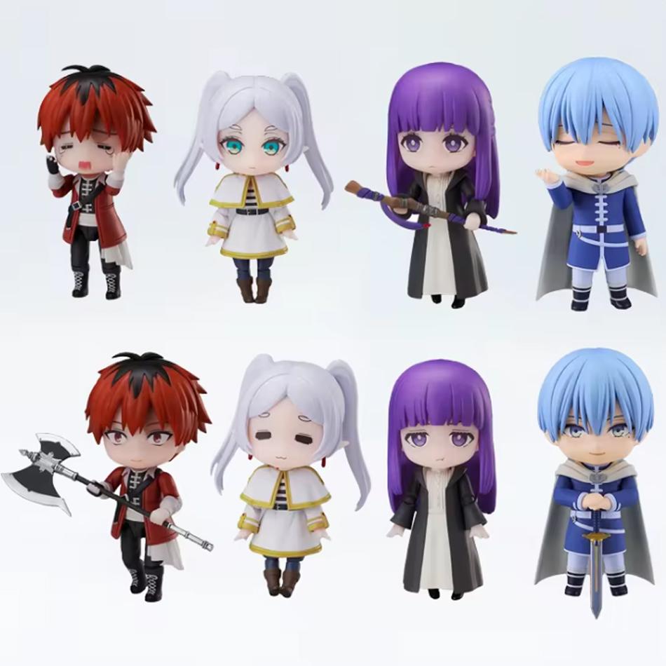 1-8Pcs Frieren Figure Frieren At The Funeral Figures Super Kawaii Cartoon Action Pvc Statue Cute Models Collection Dolls Gifts