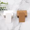 3x5cm Kraft Paper Clothing Hang Tag with Round Corners for Decorative Packaging