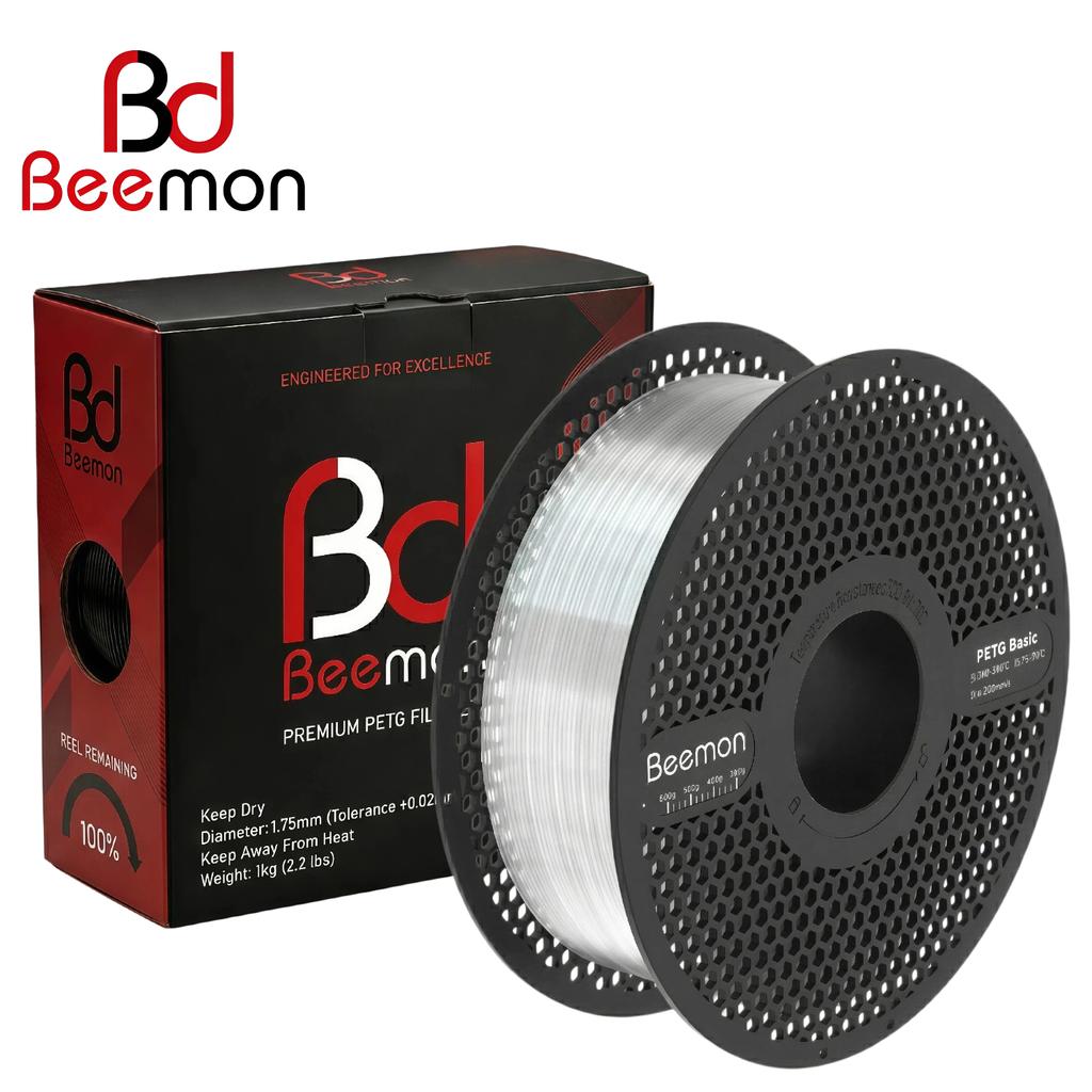 BEEMON Printer Filament 1.75mm, 1kg (2.2lbs), Easy to Print, No Warping, for Beginners & Experienced 3D Printing Enthusiasts