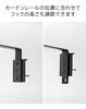 Yamazaki Curtain Rail Upper Hanger Hook White of Tower Temporary Hanging Clothes Drying Hook Indoor Clothes Drying Window Frame 10583 x 2 (Yamazaki