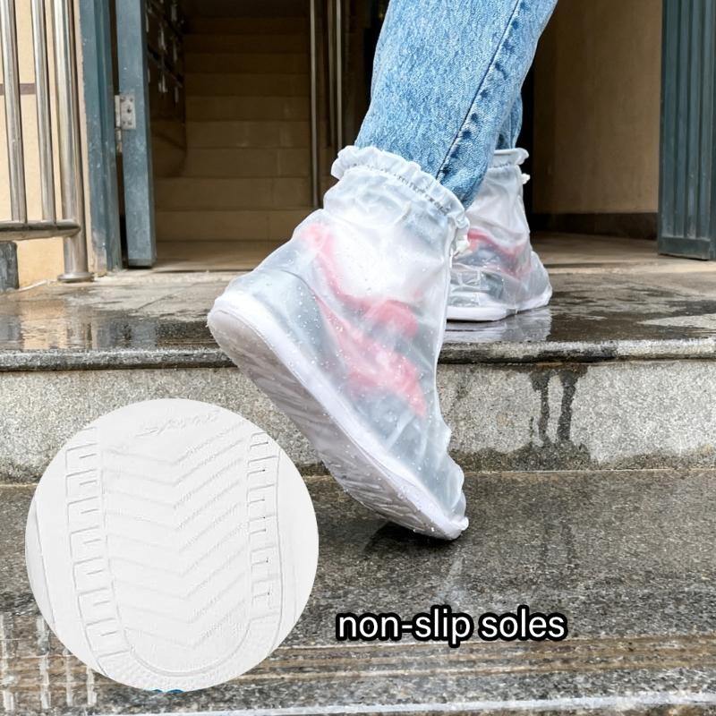 Waterproof Shoe Covers Pack Of 2 AntiSlip Rain Shoe Covers Boot Protectors For Wet Weather Outdoor Activity Hiking Use