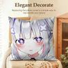 Amane KanataS Cute Cushion Cover Natural Linen Organic Fabric DoubleSided Printing Sofa Home Decor Gift Pillow Case