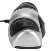 Electric Knife Sharpener Grinder 2‑Stage Sharpening Tool Kitchen Accessory   Silver Black