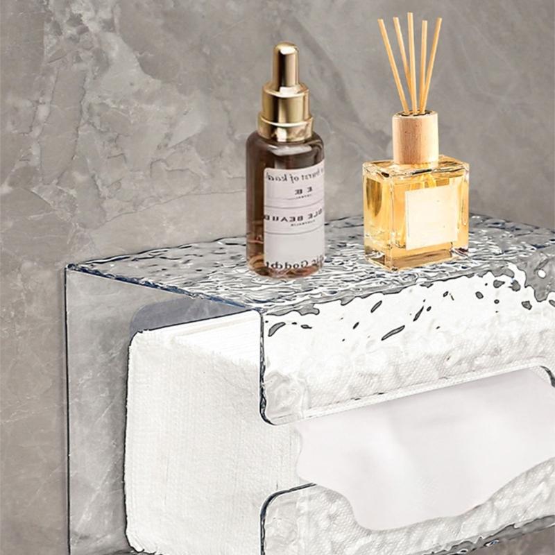 Multifunktionale Wandhalterung Papierhandtuchhalter Papierhandtuchspender Wandmontage Taschentuchhalter Taschentuch Taschentuchspender Box