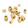 5Pcs/lot Stainless Steel Cylinder Tube Bead Gold Plated Spacer Dot Bead for Bracelet Friendship DIY Jewelry Making Necklace Seed