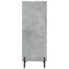 Vidaxl Szafka, Szarość Betonu, 34,5X32,5X90Cm, Materiał Drewnopochodny