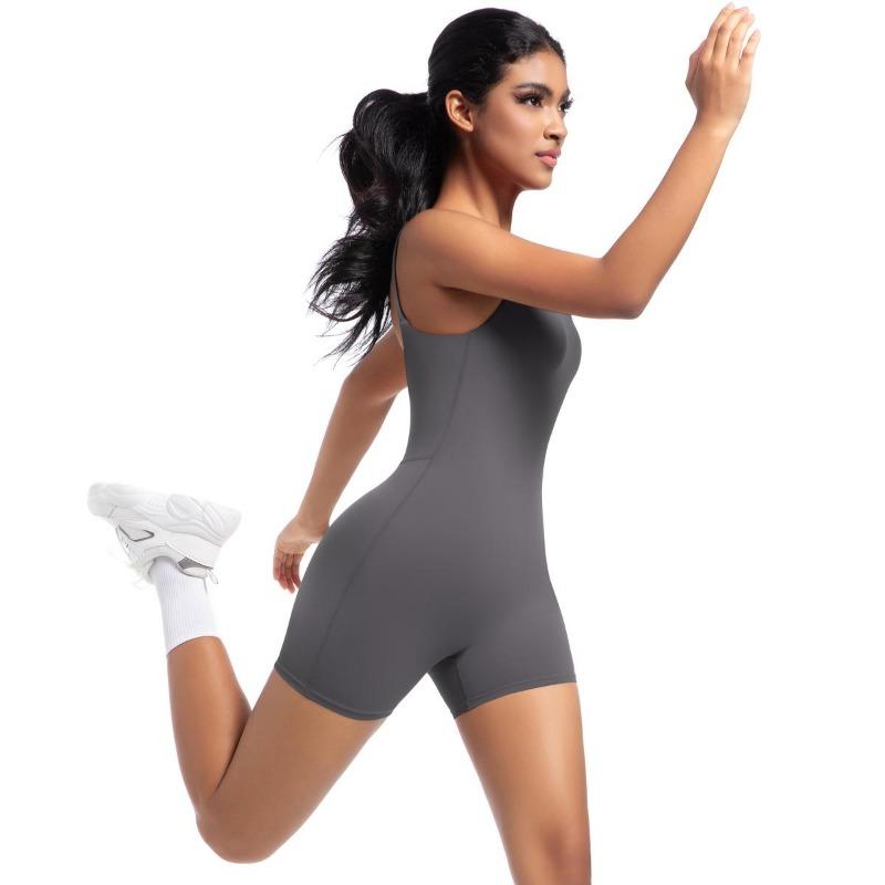 Sexy Push Up Yoga Bodysuit Fitness Gym Jumpsuit High Waist Seamless Rompers