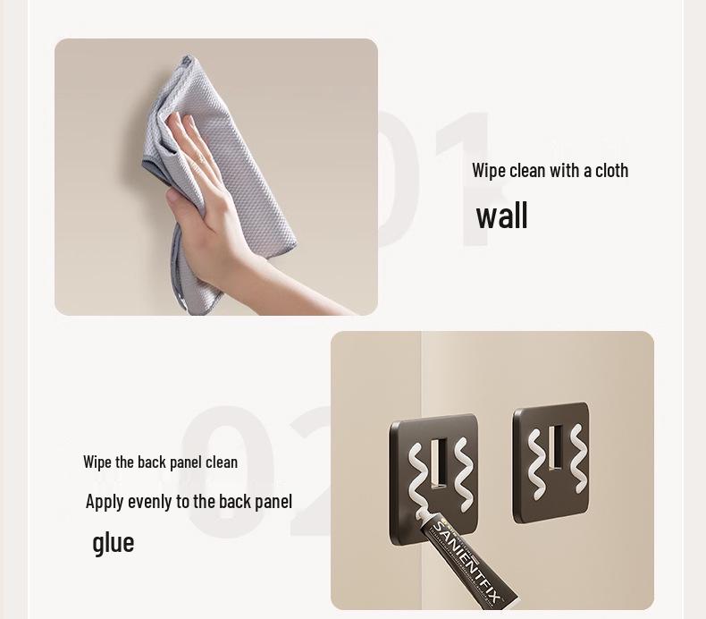Punch-Free Gunmetal Bathroom Shelf: Wall-Mounted Storage for Vanity & Toilet