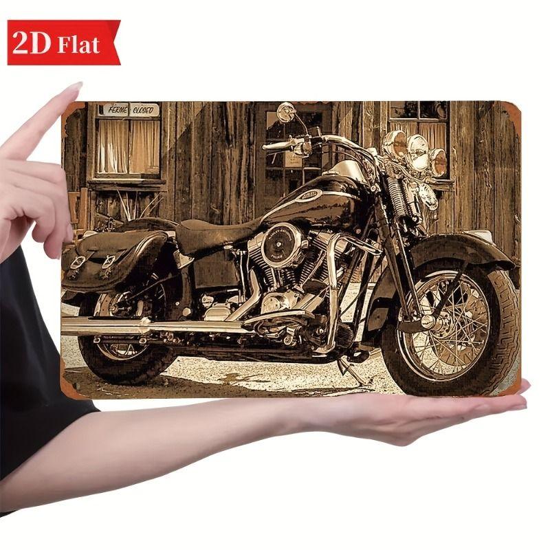 Metal Road Sign Painting Wall Art Garage Decor Tin Sign