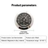 Mini Thermometer Hygrometer Mechanical No Battery Analog 37mm Car Temperature and Humidity Gauge with Paste Sticker