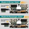 Sun Visor Extender For Car, Polarized Car Visor Extender With Zipper, One Pull Down Sunshade & One Side Shade Sun Block Piece For Protection From Sun