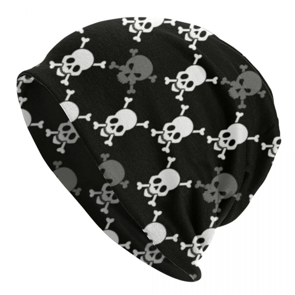 Horror Gothic Skeleton Death Skull Skullies Beanies Caps For Unisex Women Unisex Street Winter Warm Knitted Hat Adult Bonnet Hats