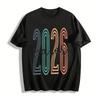 2026 Grafikdruck Lässiges Kurzarm Unisex Oberteil Reines Baumwoll-T-Shirt