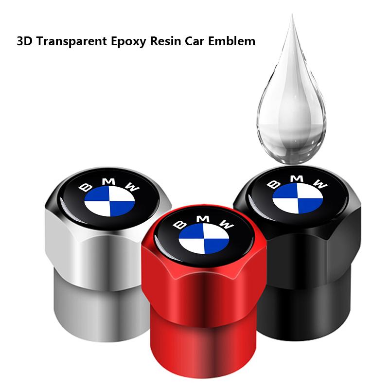 4Pcs/Set Car Wheel Tire Valve Caps Metal Stem Cover For BMW M6 M5 M3 X1 X3 X5 E38 E39 E46 E53 E60 E61 E64 E70 E71 E85 E87 E90