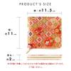round round Japanese mini Ming and flower snowflake design Nishijin-ori (brocade) wallet, zipper, bifold, wallet, women's, style, compact, wallet,
