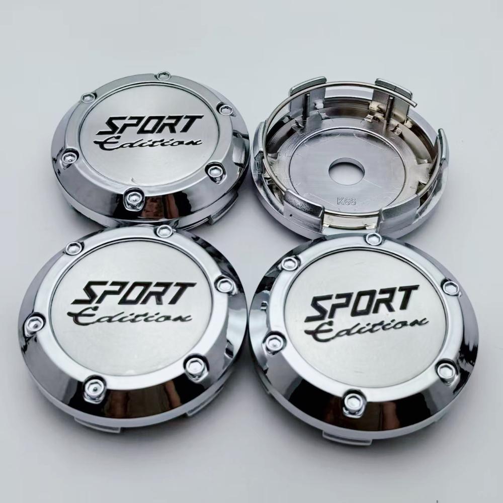 4ks 66mm Sportovní Edice Logo Znak Odznak Krytky Středů Koleček do Ráfků Kryt Středu Náboje Kryty Nábojů Koleček Náhradní Autodoplňky