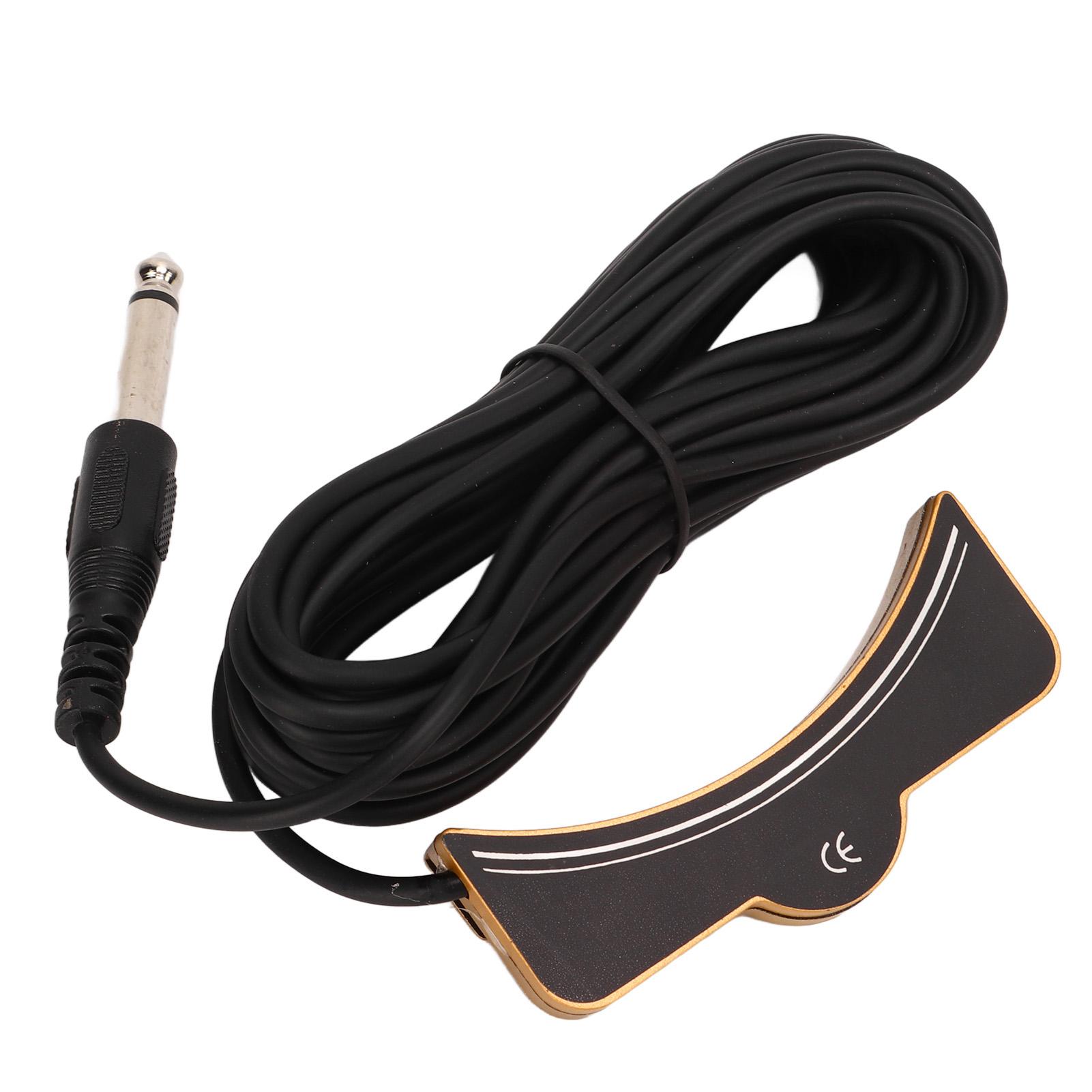 

Звукосниматель для акустической гитары в резонаторное отверстие, звукосниматель без необходимости сверления отверстий, аксессуар для музыкального инструмента