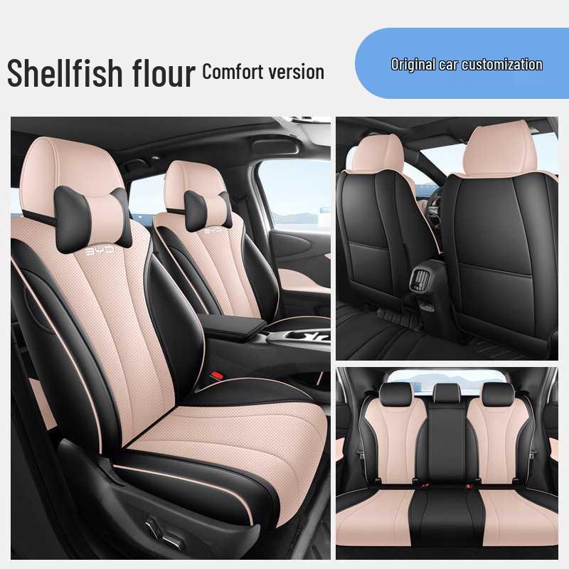 Coprisedile Auto Intelligente BYD Dolphin - Stagione Unica, Copertura Totale, Cuscino in Pelle Traspirante.