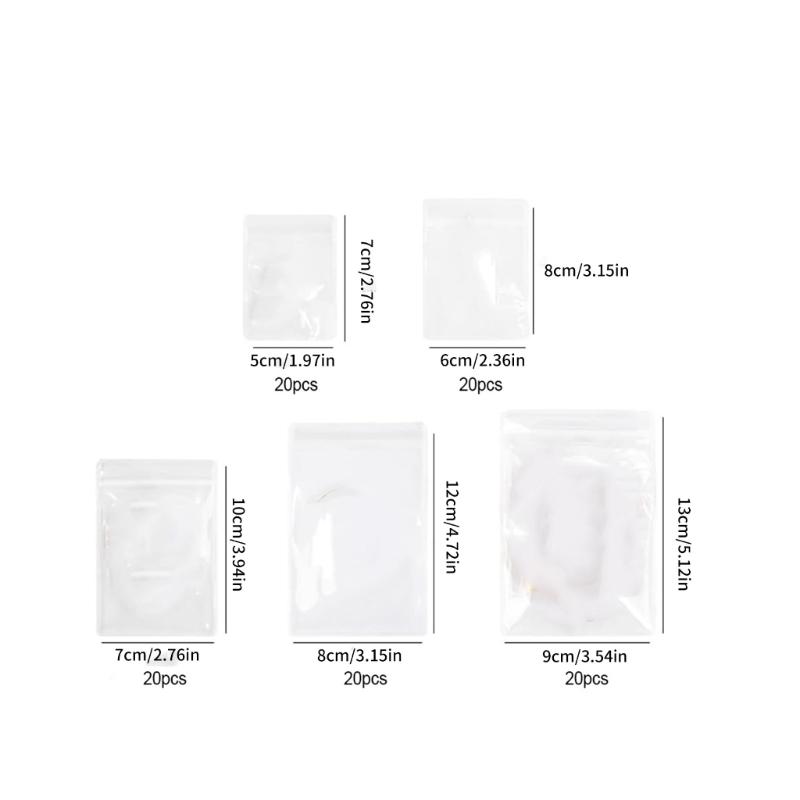 Premium PVC Transparent Jewelry Pouches For Organizing And Protecting Accessories Storage Bags For Earrings Necklaces