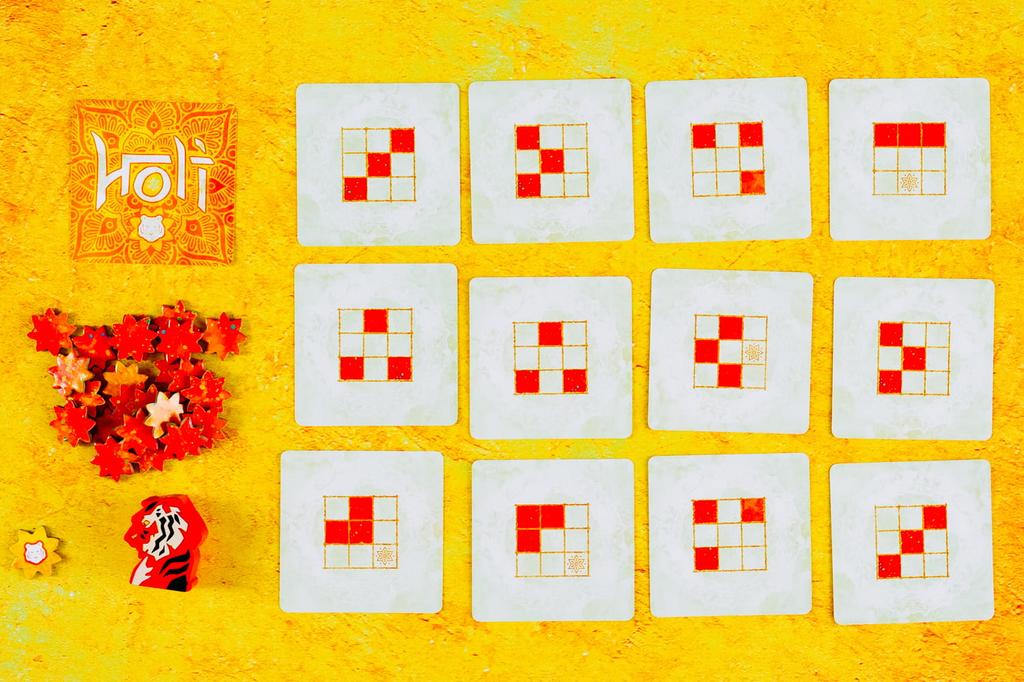 Holi. Festival of Colors. Board Game. Muduko