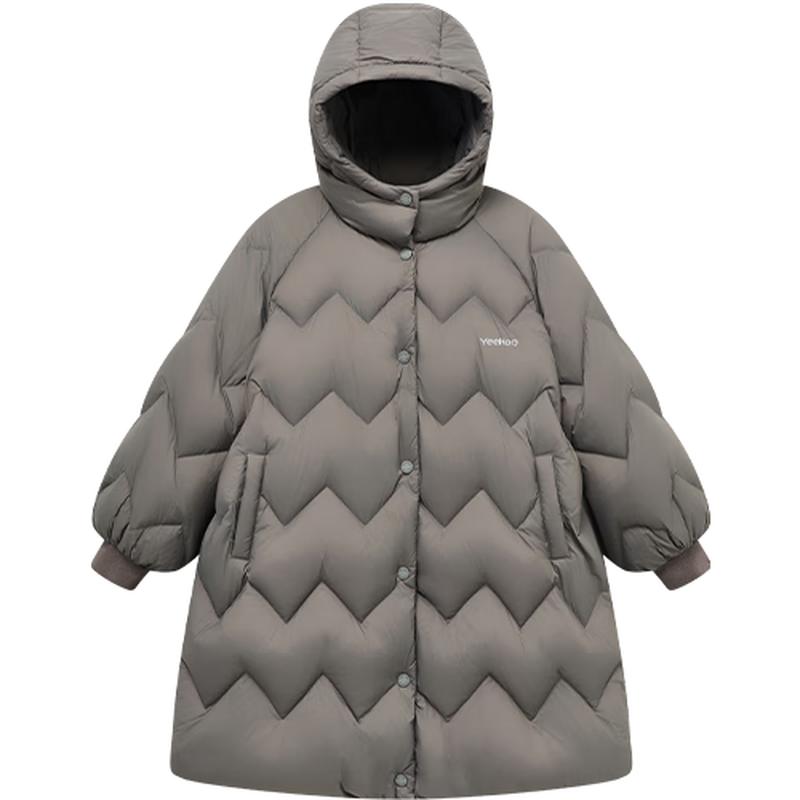 YEEHOO Girls Graphene Goose Down Hooded Winter Jacket 110