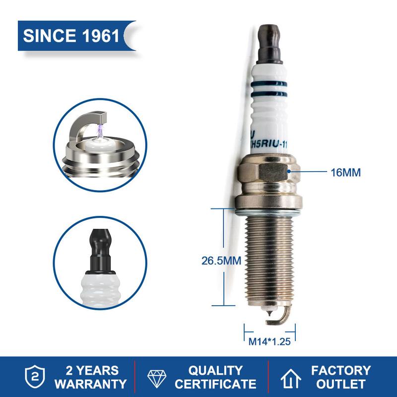 China Original TORCH KH5RIU-11 Iridium Spark Plug Fit for Car HYUNDAI/KIA/Nissan/PEUGEOT/RENAULT/SUZUKI/TOYOTA/MITSUBISHI