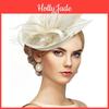 Art Deco Style Linen Hat With Short Brim For Vintage Fashion And Gatherings