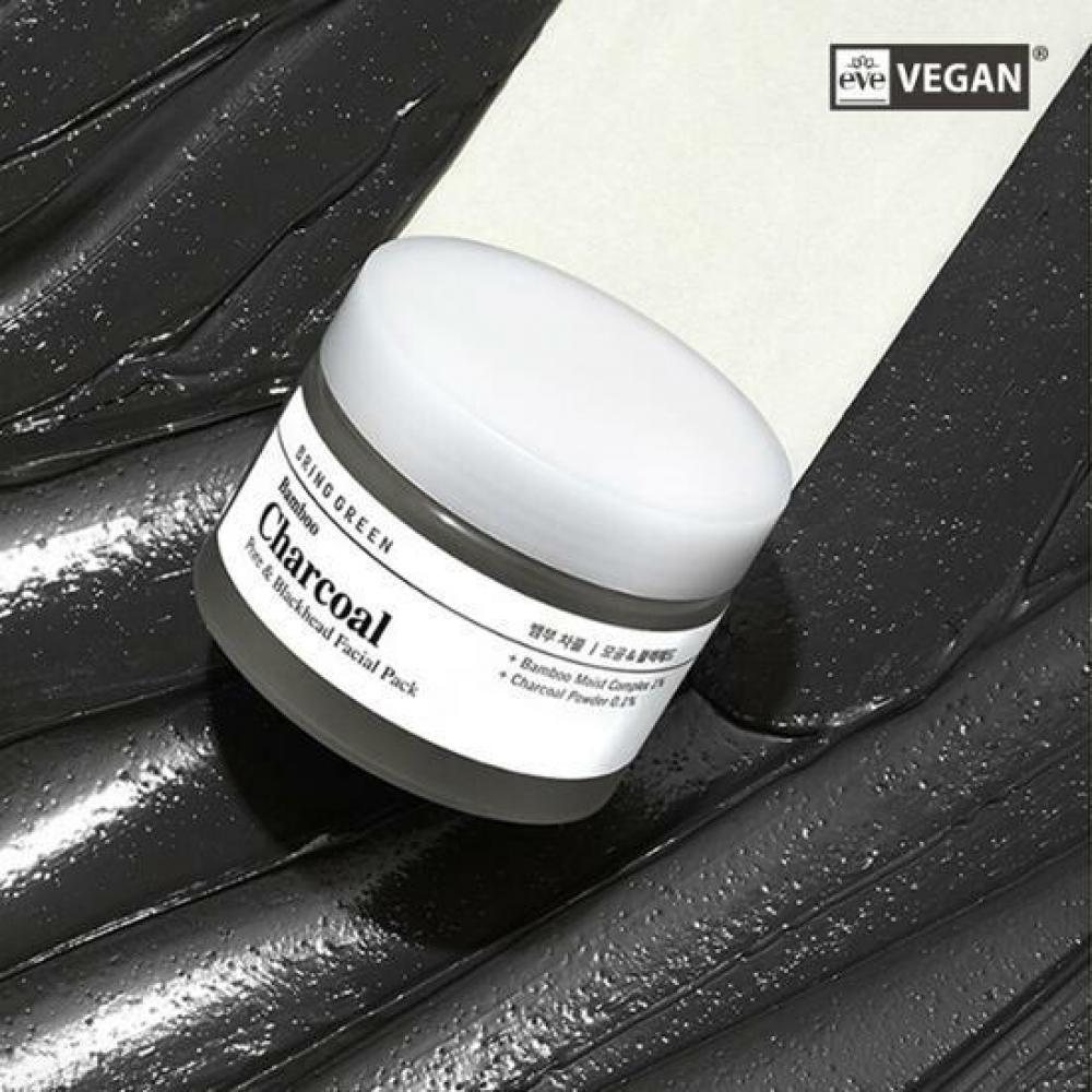 

Bring Green Bamboo Charcoal Маска для лица от черных точек, 100 мл